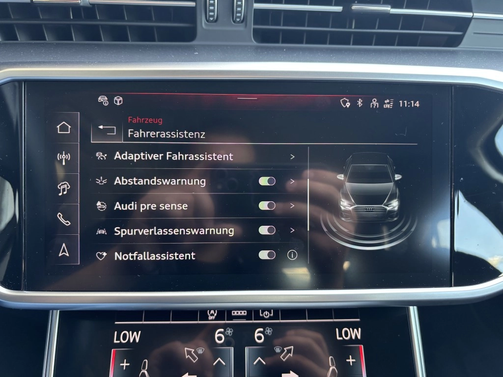 Audi A6 45TFSI S-LINE Navi LED aus 1. Hd. 19 Zoll DAB