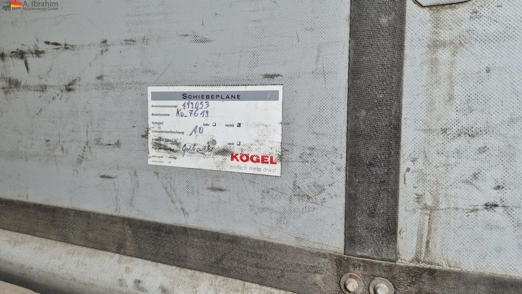 Kögel SN24  Standard, neutrale PlaneEdscha, XXL Zertifikat