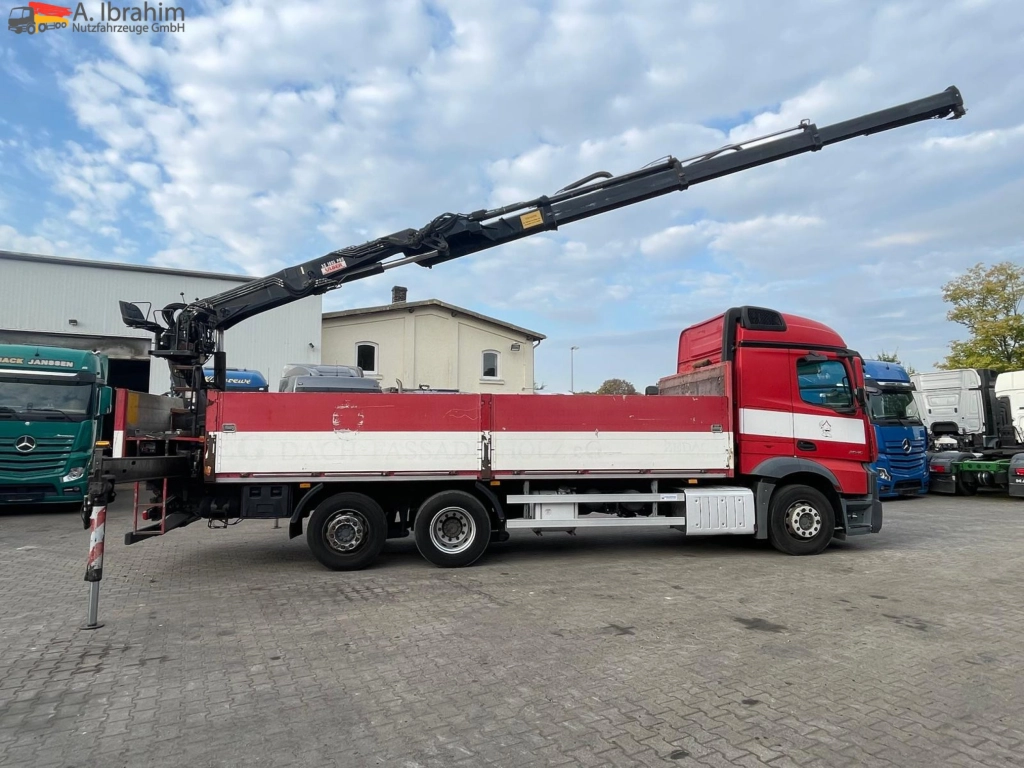 Mercedes-Benz Actors 2545  6x2 Pritsche Kran HIAB 166
