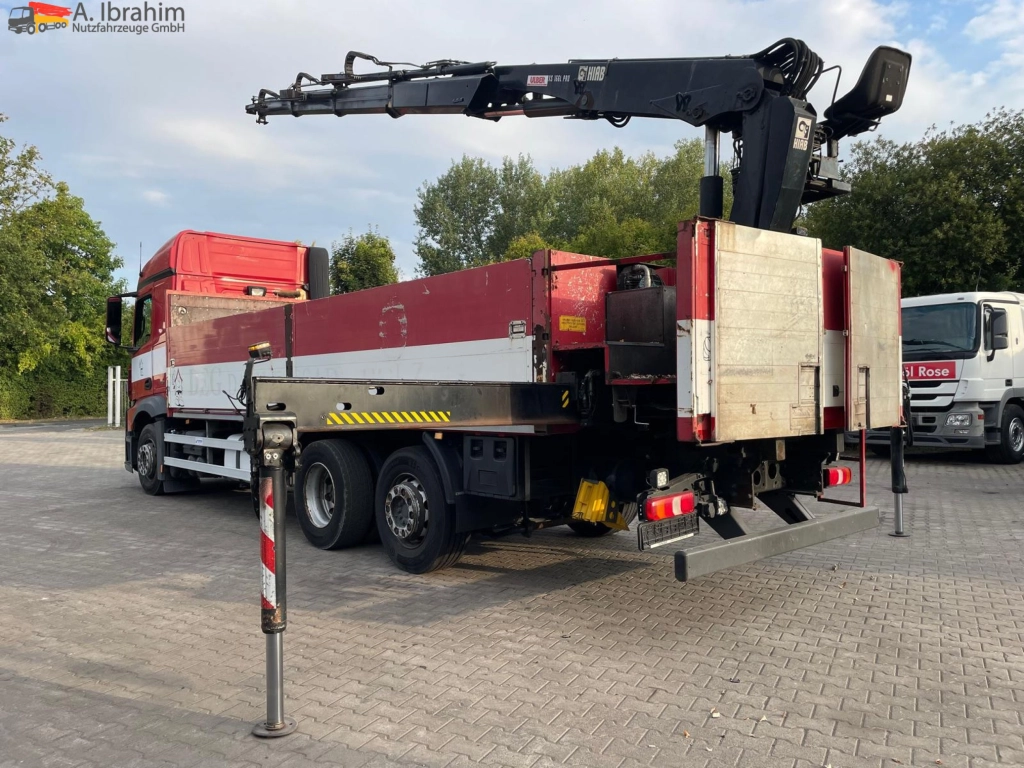 Mercedes-Benz Actors 2545  6x2 Pritsche Kran HIAB 166