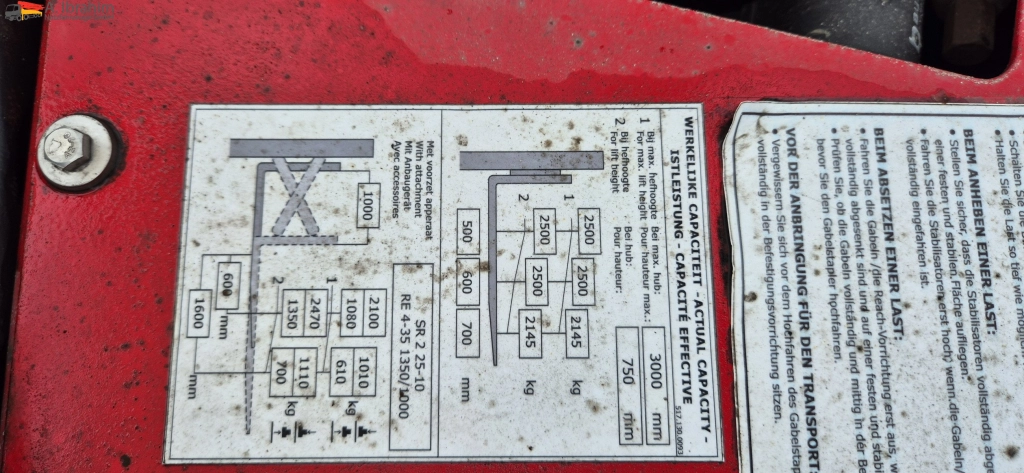 ANDERE Moffett  4 Wege Stapler 20.4einsatzbereit 3 Stck. vorhanden