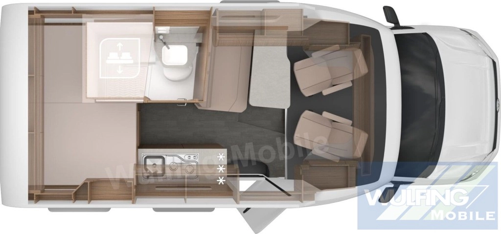 KNAUS Tourer Van 500 MQ Vansation Autom 2025 ACC/LED 2-Schlafplätze