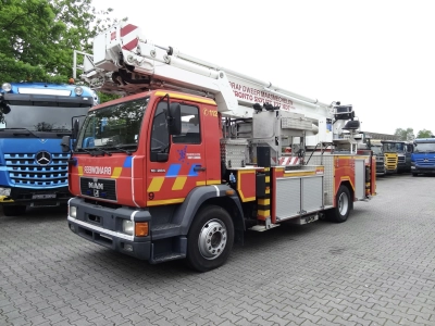 MAN L2000 18.284 Feuerwehr Bronto Skylift 27 Meter