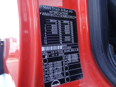 MAN TGS 35.440 8X2 Haken/ Silosteller M-Tec