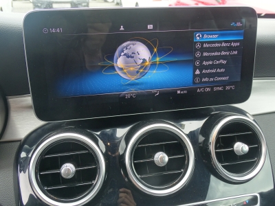Mercedes-Benz C 180 COUPE*AMG LINE*NAVI*RFK*LED*SHZG*CAR PLAY*