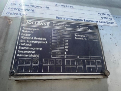 KRONE BDF-Anhänger AZW 18 Bj-2011 Saug+Druck 