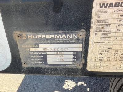 HUEFFERMANN Kombianhänger HKA 18.70 Top Zust.