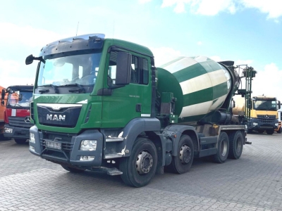 MAN TG-S 32.360 8x4 Stetter 9 m³
