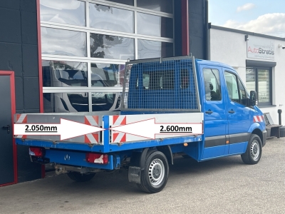 Mercedes-Benz Sprinter 314 CDI DoKa 7-Sitzer 2,6m Pritsche AHK