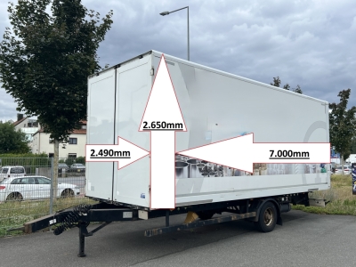 ANDERE Saxas AKD 71-5-DZ Tandem 7,1m Koffer Durchladen