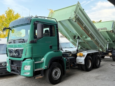MAN TGS 26.500 6x4 12m³ Kipper Retarder NAVI  1.Hand