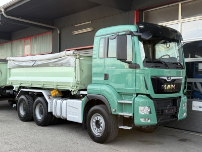 MAN TGS 26.500 6x4 12m³ Kipper Retarder NAVI  1.Hand