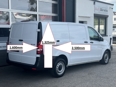 Mercedes-Benz Vito 110 CDI Lang Klima 3-Sitzer Heckflügeltüren