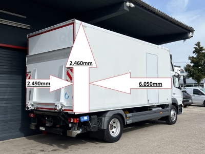 Mercedes-Benz Atego 1530 Euro6 Klima 6m Koffer AHK Orig.177tkm