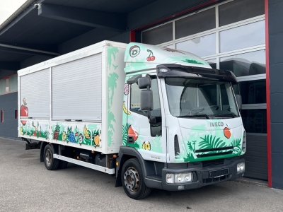 IVECO EuroCargo ML100E18 5,7m 2x Rolltor re. Tempomat