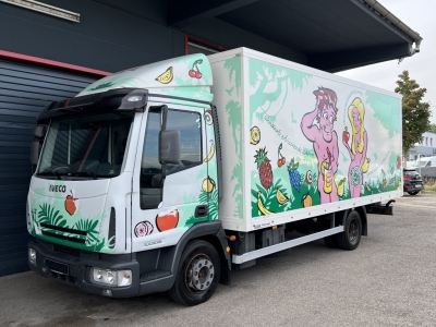 IVECO EuroCargo ML100E18 5,7m 2x Rolltor re. Tempomat