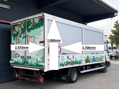 IVECO EuroCargo ML100E18 5,7m 2x Rolltor re. Tempomat