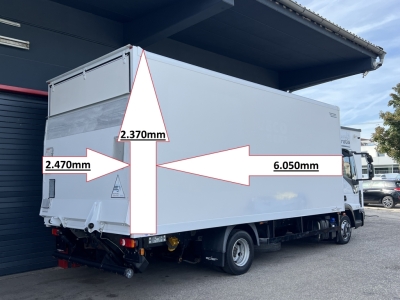 IVECO EuroCargo ML75E19 Klima 6,05m +LBW Orig.90.tkm 