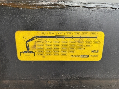 MAN TGA 26.440 6x2 LL Retarder Kran Palfinger 20002