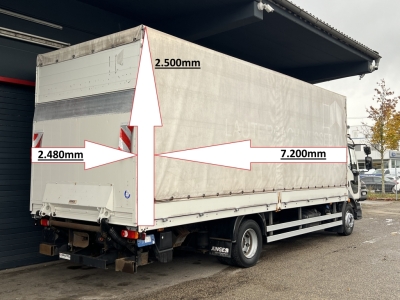 Volvo FL 260 7,2m LBW Klima Tempomat AHK Orig. 125'km