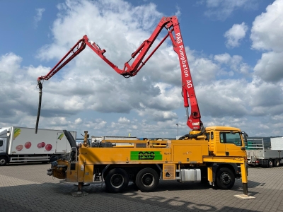 MAN  26.360 6x4 Putzmeister 24 m Hallenpumpe