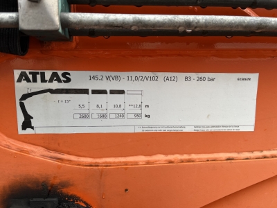 MAN TGX 26.480 6x2 Atlas 145.2 Baustoff 