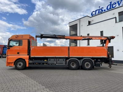 MAN TGX 26.480 6x2 Atlas 145.2 Kran Baustoff / AHK