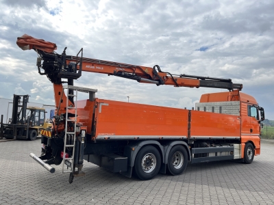 MAN TGX 26.480 6x2 Atlas 145.2 Kran Baustoff / AHK