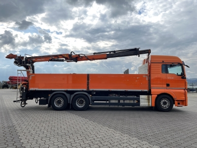 MAN TGX 26.480 6x2 Atlas 145.2 Kran Baustoff / AHK