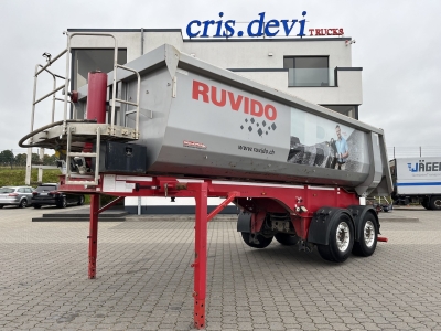 Langendorf SKS-HS 18/29 Kippauflieger Stahlmulde Liftachse