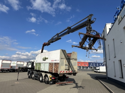 MAN TGS 35.400 8x2 Intarder / PK 16502 Glasmulde