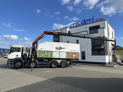 MAN TGS 35.400 8x2 Intarder / PK 16502 Glasmulde