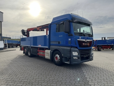 MAN   TGX 26.500 6x2Palfinger 18001 SLD 3 Baustoff