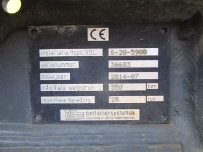 Mercedes-Benz Antos 2533 L Euro 6, VDL-Hakenabrollk., Liftachs
