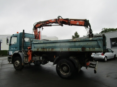 Mercedes-Benz 1823 Atego Meiller-Kipper, Funk, Greifer inkl.