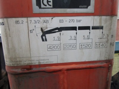Mercedes-Benz 1823 Atego Meiller-Kipper, Funk, Greifer inkl.