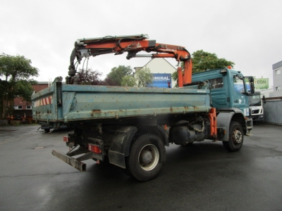 Mercedes-Benz 1823 Atego Meiller-Kipper, Funk, Greifer inkl.