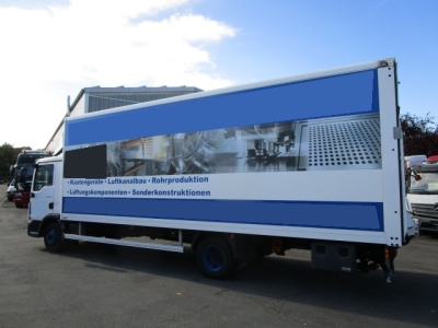MAN TGL 8.190 4x2BL Koffer 7,2m, LBW, Klima, Kamera