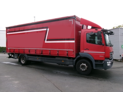 Mercedes-Benz 1530 Atego 4x2 BL Euro 6, Tautliner, Klima, LDBW