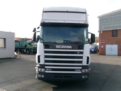 SCANIA R420 6x2, Koffer+LBW, Retarder, Klima, Lift-Lenk