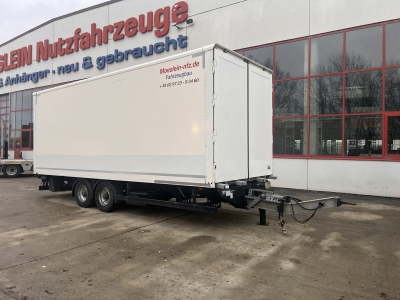 Möslein TKO 105 DL Schwebheim Tandem Koffer mit Ladebordwand 1,5 t + Durchladbar