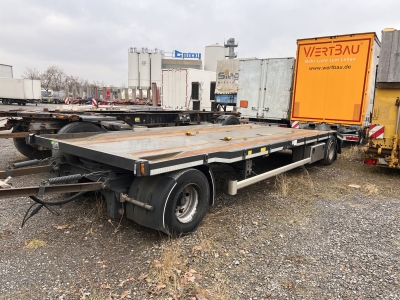 HUEFFERMANN HPA 20.72 2 Achs Muldenanhänger- Tieflader