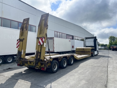 Langendorf SATBUE 30/38 3 Achs Tiefbett- Satteltieflader