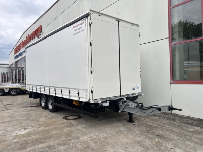 Möslein TPS 105 D-L Planenanhänger, Ladebordwand + Durchladbar neuwertig