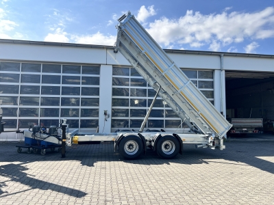 Möslein TTD 19 B neuer 19 t Tandemkipper- Tieflader hydraulischer Klappe