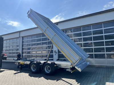Möslein TTD 19 B neuer 19 t Tandemkipper- Tieflader hydraulischer Klappe