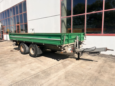 HUMBAUR HTK 135524 14 t Tandemkipper- Tieflader, Breitbereifung