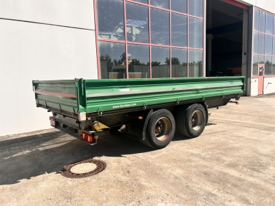 HUMBAUR HTK 135524 14 t Tandemkipper- Tieflader, Breitbereifung