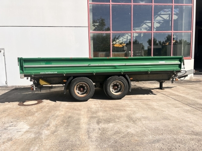 HUMBAUR HTK 135524 14 t Tandemkipper- Tieflader, Breitbereifung