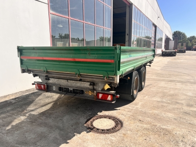 HUMBAUR HTK 135524 14 t Tandemkipper- Tieflader, Breitbereifung